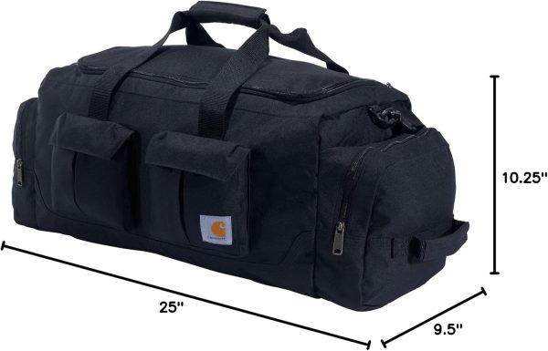 Carhartt 40l Utility Duffel, Heavy-Duty Gear Bag for Jobsite, Gym, & Travel - Image 3