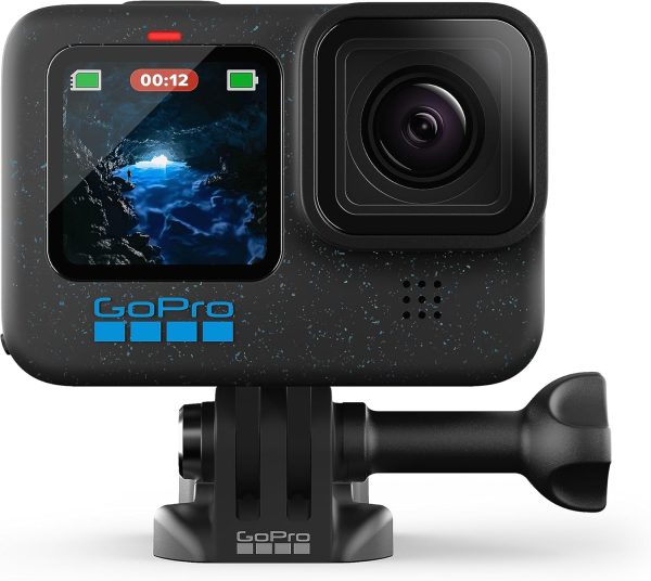 GoPro HERO12 Black - Waterproof Action Camera with 5.3K60 Ultra HD Video, 27MP Photos, HDR, 1/1.9" Image Sensor, Live Streaming, Webcam, Stabilization - Image 2